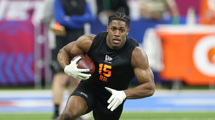 mock NFL Draft Seattle Seahawks Jadarian Price...