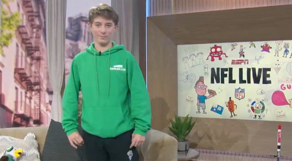 Madden Orlovsky's drawings were spotlighted during "NFL Live" on April 2, 2026.