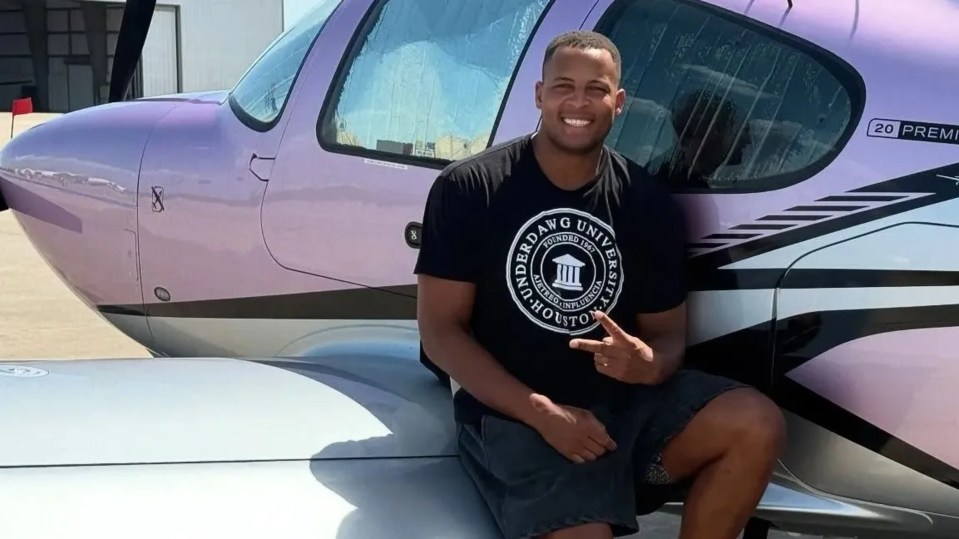 The tight end is hoping for a career in aviation one day