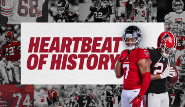 Red helmets, throwback uniforms remain staples of Falcons’ closet