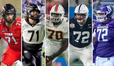 Offensive tackles the Falcons could target in each round