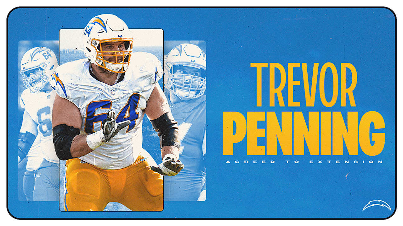 Los Angeles Chargers Agree to Extension with Trevor Penning