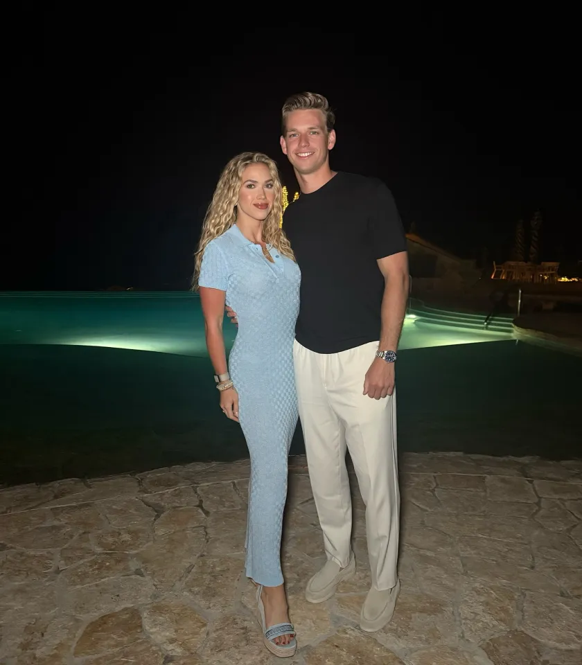 An image shared by Gracie Hunt of her boyfriend Derek Green, on vacation