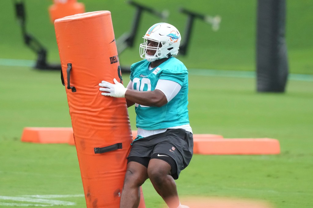 Dolphins' Kenneth Grant has key second season ahead of him