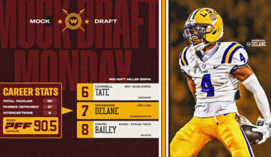 Mock Draft Monday | Commanders get playmakers in Matt Miller's 7-round mock draft