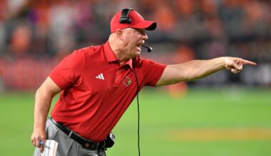 Louisville and football coach Jeff Brohm agree to new deal with extension