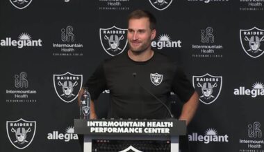 Kirk Cousins holds first press conference as a Las Vegas Raider