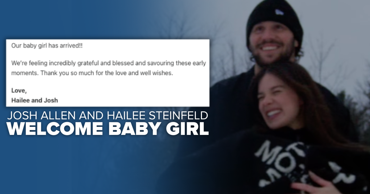 Josh Allen and Hailee Steinfeld welcome baby girl
