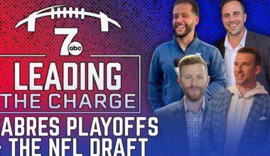 The Buffalo Sabres are back in the playoffs and the NFL Draft is days away