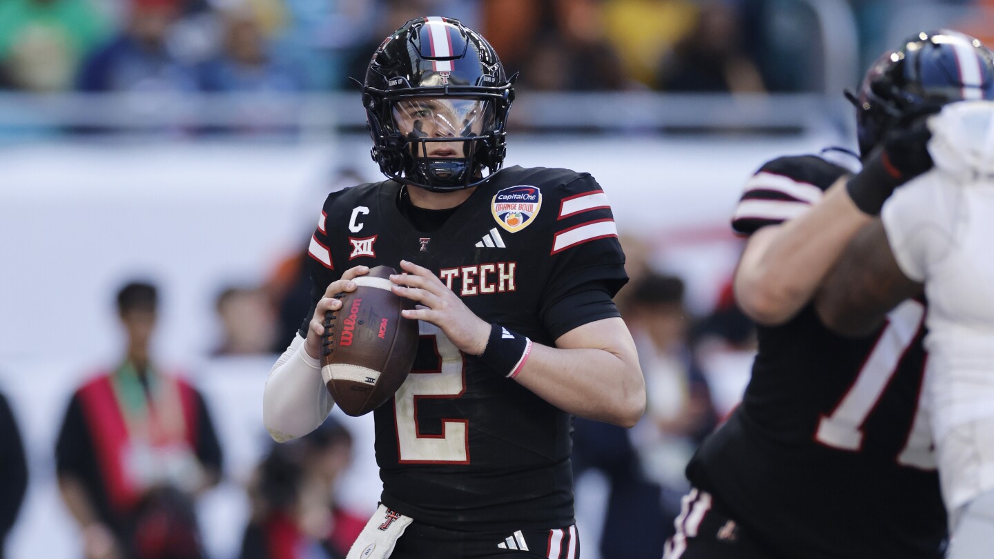 Texas Tech quarterback Behren Morton says he's had pre-draft meetings with most NFL teams