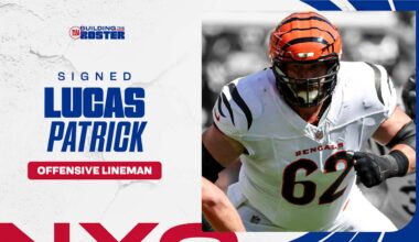 Giants sign offensive lineman Lucas Patrick