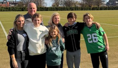 Orlovsky family shares 'special’ experience at Eagles Autism Foundation All Abilities Clinic
