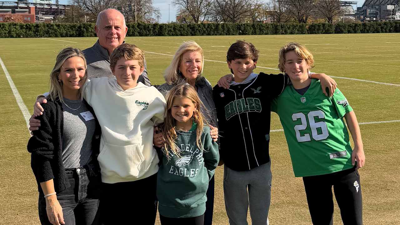 Orlovsky family shares 'special’ experience at Eagles Autism Foundation All Abilities Clinic