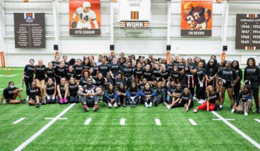 Browns and Bridgestone host 3rd annual Girls Flag Football Field Day