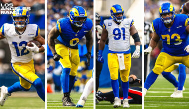 Rams have traditionally done them around training camp, but 'we're happy to talk to anybody at any time'