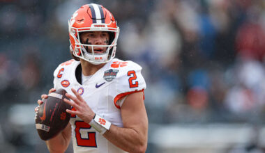 New York Jets quarterback Cade Klubnik
