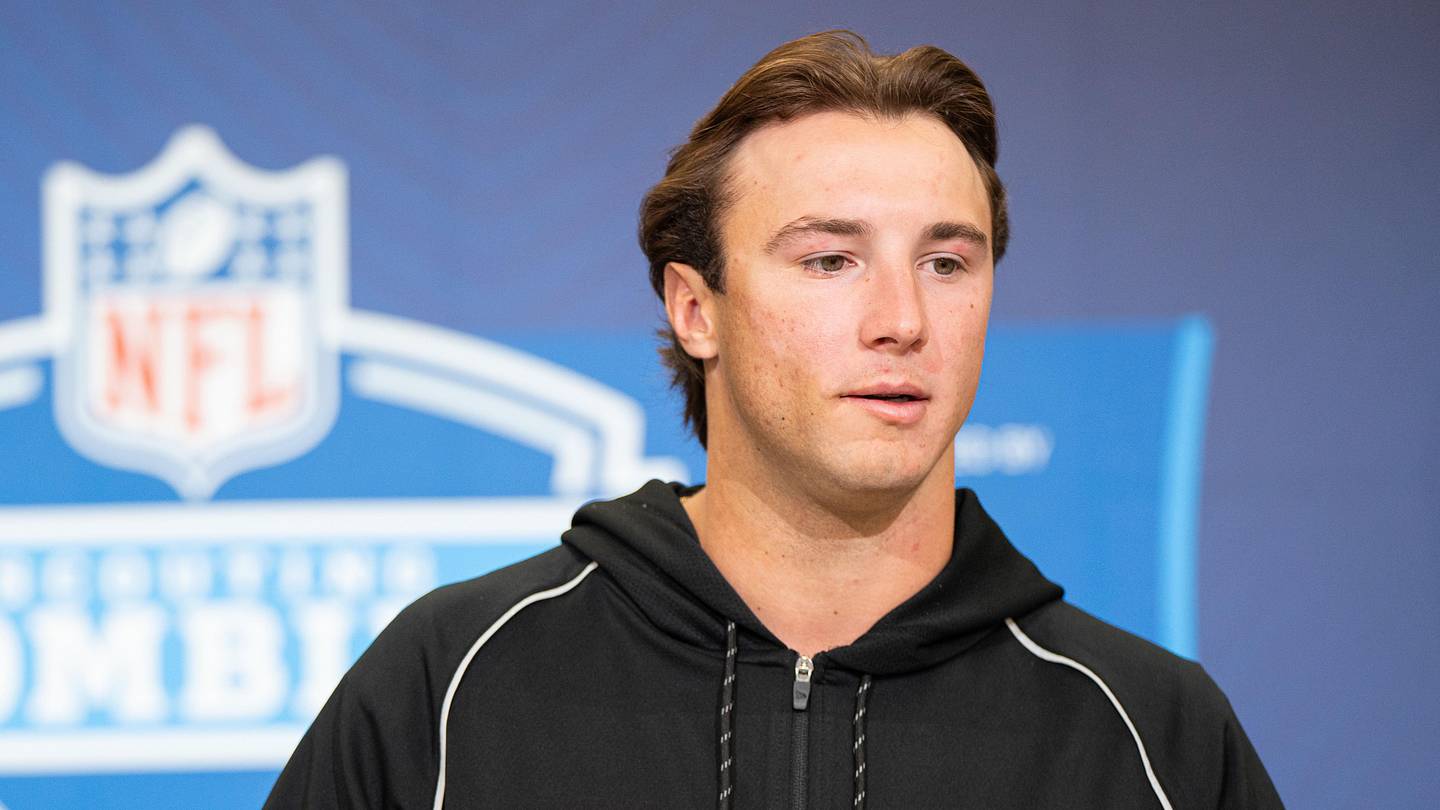 New York Jets quarterback Cade Klubnik