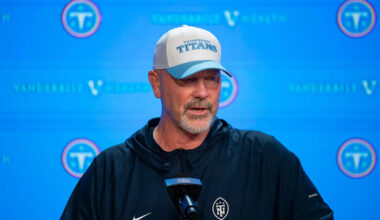 Watch: Titans' Gus Bradley brings the energy to OTAs