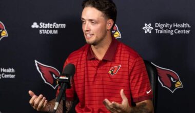 Carson BeckIs leans into Arizona sports culture at NFLPA Rookie Premiere