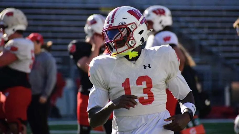 Wisconsin WR Eugene Hilton.