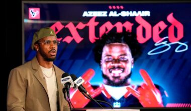 Texans sign Pro Bowl LB Azeez Al-Shaair to 3-year extension that'll keep him in Houston through 2029