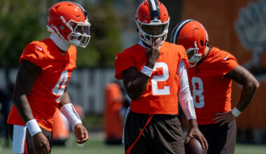 Browns' Shedeur Sanders among 26 NFL veterans on thin ice after 2026 draft