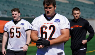 Bengals rookie linemen Lew, Parker eager to grow in veteran-led group