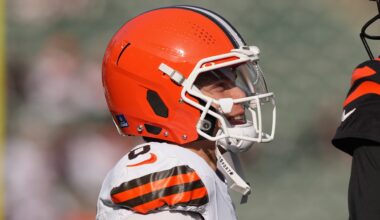 Photo of Browns QB Dillon Gabriel at Practice Turns Heads