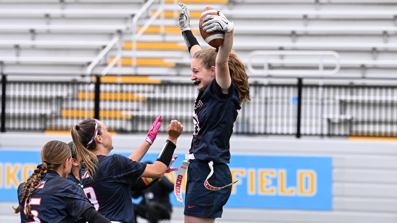Nassau Class B flag football final photos: MacArthur vs. Plainedge