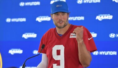 MVP Matthew Stafford says he understands why the Rams drafted Ty Simpson