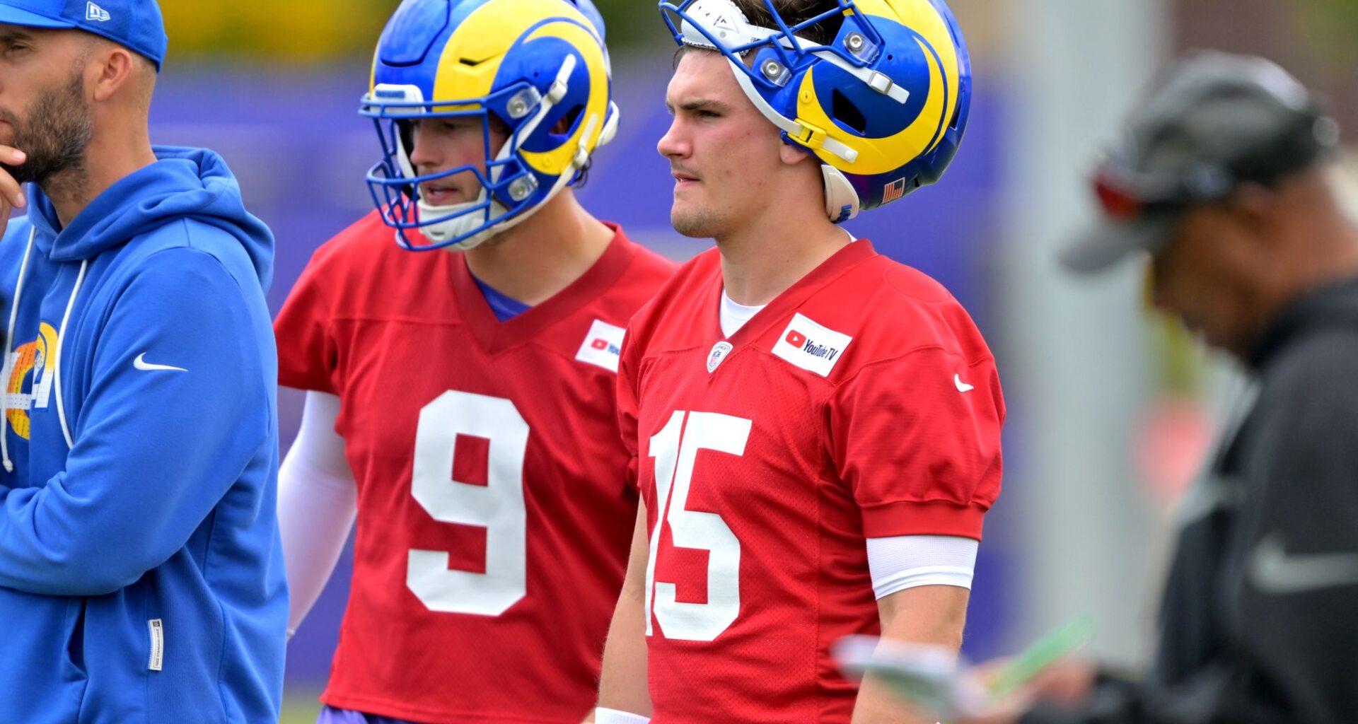 MVP Matthew Stafford says he understands why the Rams drafted Ty Simpson