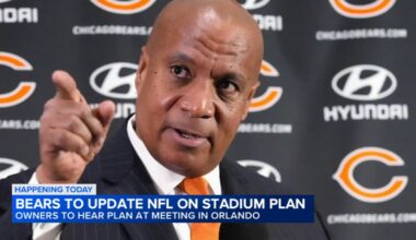Chicago Bears stadium plans on agenda as NFL owners meet in Orlando