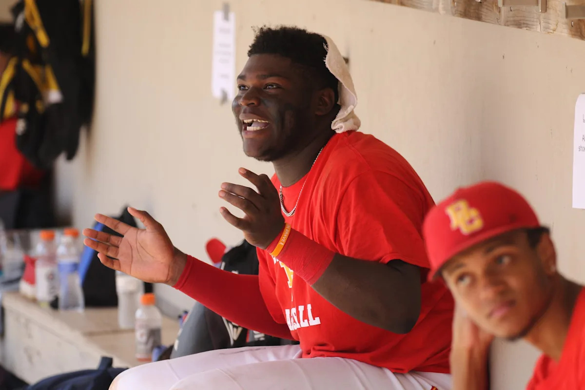 Panthers' new 6-foot-4, 309-pound DL was a college baseball slugger