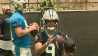 Bryce Young shows early leadership at Carolina Panthers OTAs & Dave Canales gets use to a new role