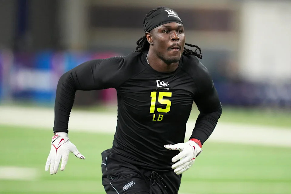 Deontae Lawson. Credit:&nbsp;Kirby Lee-Imagn Images.