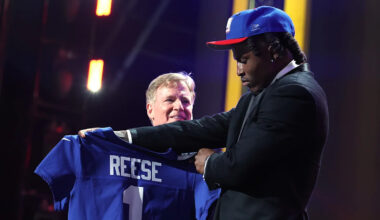 Arvell Reese projected to be New York Giants' most-productive rookie in 2026