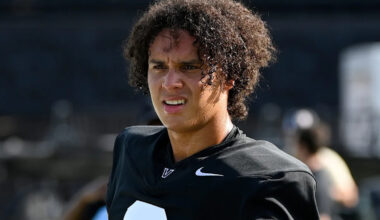 Broncos fans spotted interesting hat in background of Eli Stowers' draft call