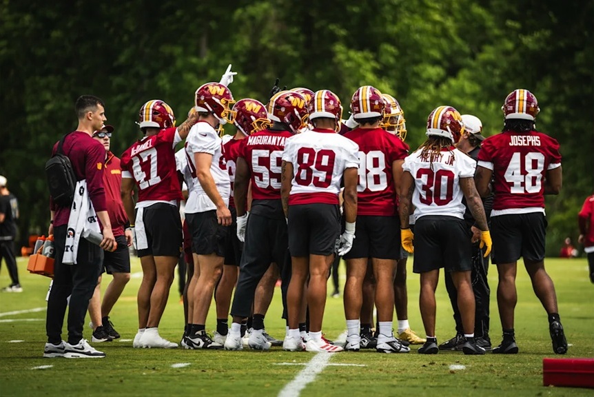 There are 91 players on the offseason roster after the Commanders added 6 draft picks and 9 UDFAs