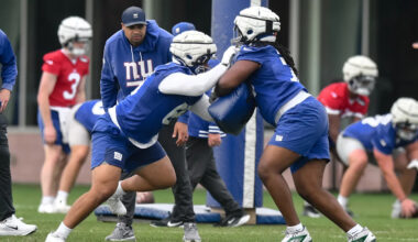 New York Giants rookie Francis Mauigoa shines early at guard