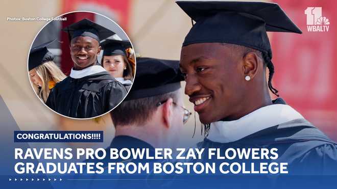 zay flowers graduates from college