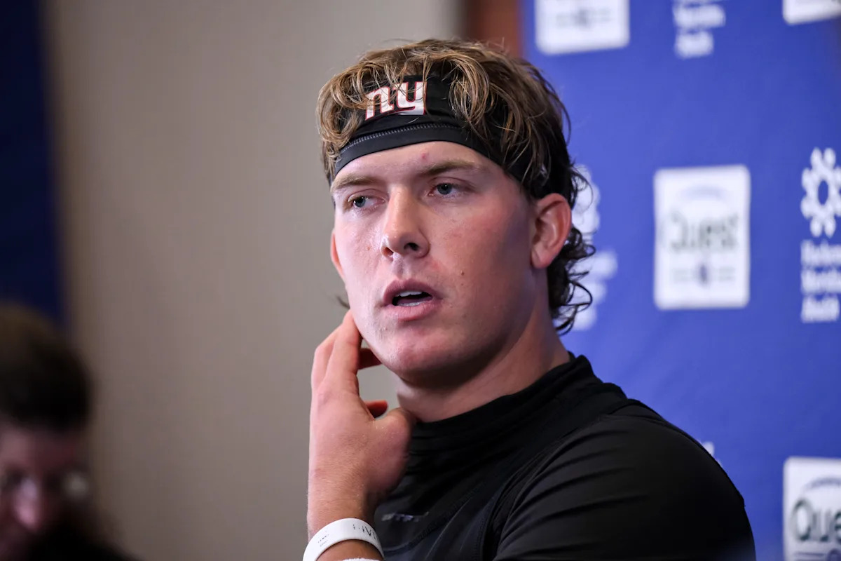 Jaxson Dart addresses Giants teammates after Trump appearance