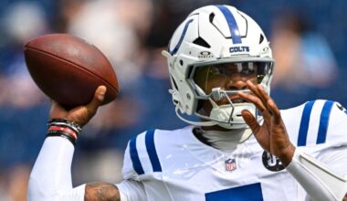 Colts QB Richardson shows up for offseason workouts | NFL