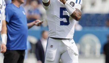 Colts QB Richardson shows up for offseason workouts, AP source says | Sports