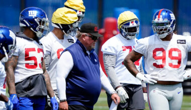 New York Giants open rookie minicamp