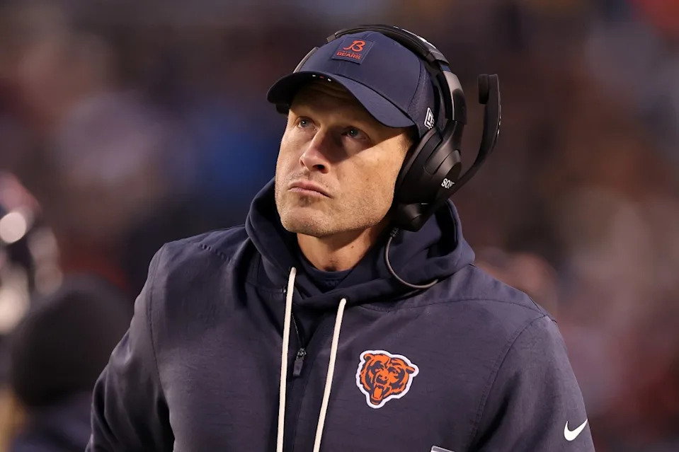 Chicago Bears head coach Ben Johnson