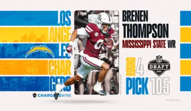 WR Brenen Thompson makes first appearance in full Chargers uniform
