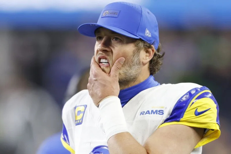 Los Angeles Rams quarterback Matthew Stafford is now under contract through 2027-29. File Photo by Gary Caskey/UPI