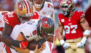 49ers’ defense expects big lift when injured Mykel Williams, Nick Bosa return