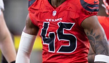 Texans’ E.J. Speed partially tore quadriceps, tendon, to have surgery, expected back during season