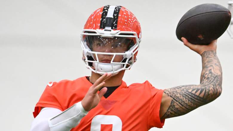 Cleveland Browns quarterback Dillon Gabriel is in a unique situation.